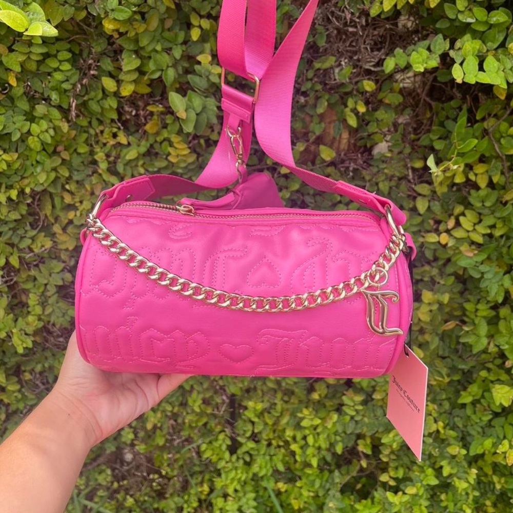 Juicy Couture Fuchsia Mini Barrel Bag